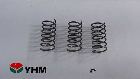 Muelles de compresión W.D 1.6mm｜Máquinas de muelles de compresión CNC CF-330-150ppm｜YHM