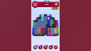 Color Block Jam Level 1065 – Full Puzzle Solution (No Boosters)