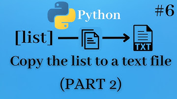copy the list  to a txt file (PART 2) in python programming