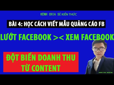Bài 4: Học Cách viết bài quảng cáo facebook hiệu quả nhất