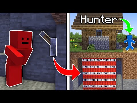 Minecraft Manhunt, But Its Staged...