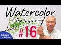 [Eng sub] #16 Splashing technique | Watercolor painting tutorial for beginners