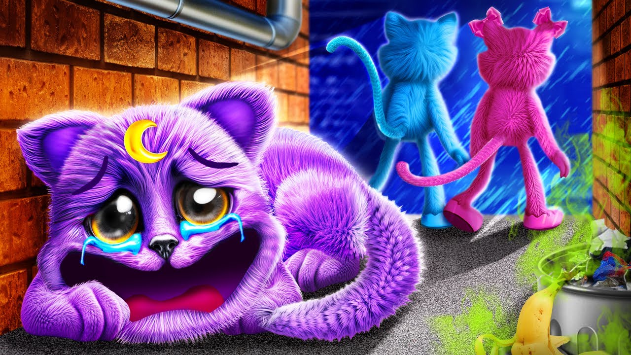 ママに捨てられたキャットナップちゃんがミス・ディライトの養子に