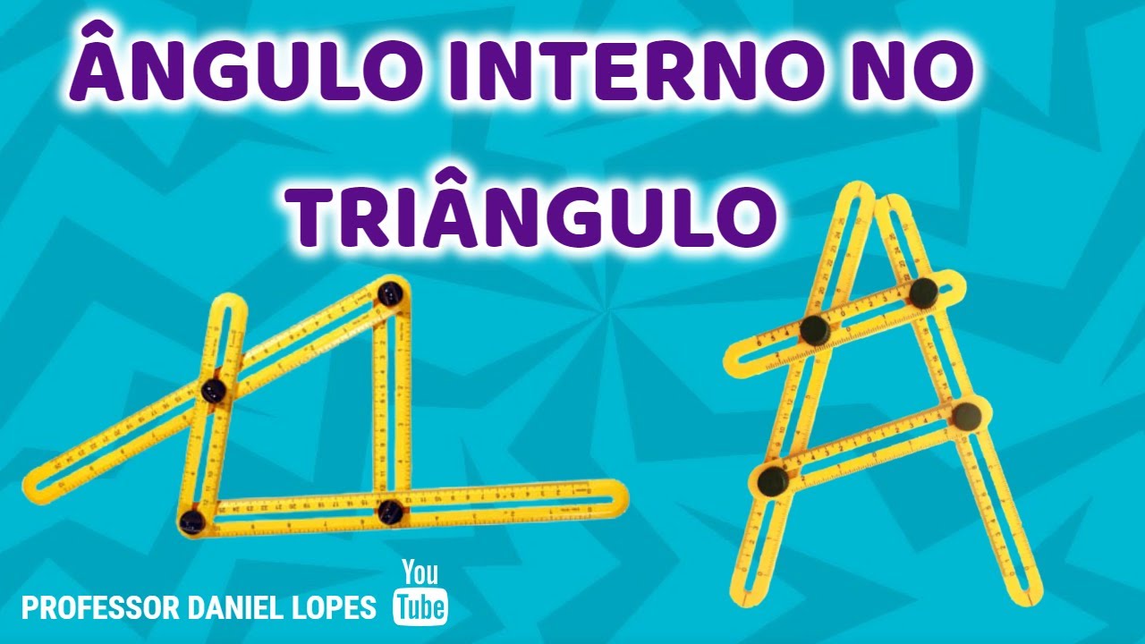 Ângulos interno no triângulo: Exemplo 1 - YouTube