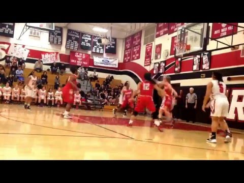 Tia with a nice pass!