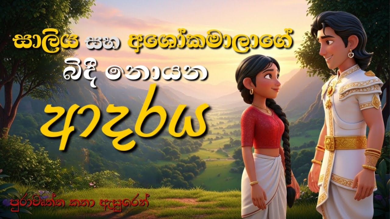 සාලිය සහ අශෝකමාලාගේ බිදී නොයන ආදරය | ශ්‍රී ලංකාවේ ඓතිහාසික කතා  | Kids-Friendly  | ළමා කතන්දර