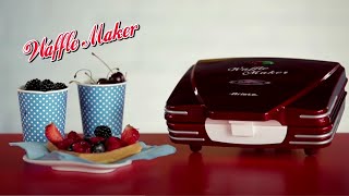 Waffle Maker - Party Time - Piastra per Waffle fatti in casa - Ariete 187