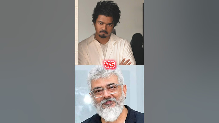 Thalapathay Vijay vs Ajith Kumar actor competition 4k status 🔥#shorts