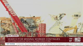Search for missing warehouse worker enters 3rd full day