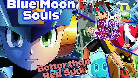 Which game has the BETTER Double Souls? MMBN4 Blue Moon Double Souls Breakdown