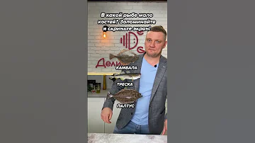 В какой рыбе мало костей? Деликатеска.ру