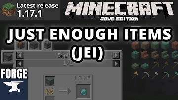 Minecraft Java 1.17.1 Just Enough Items (JEI) Forge Mod Download & Install Minecraft 1.17.1