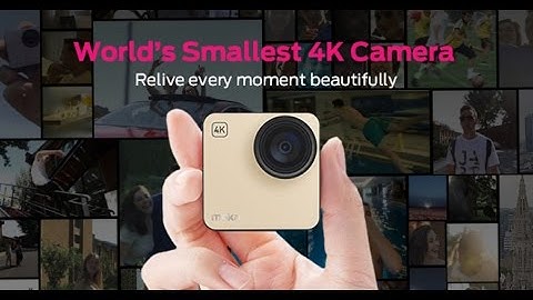 World's Smallest 4K Camera - Mokacam