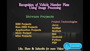 Recognition of Vehicle Number Plate Using Image Processing in MATLAB