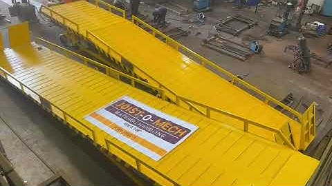 JOIST Dock Ramp Paint Completed - Warehouse Material Handling Equipment Manufacturer