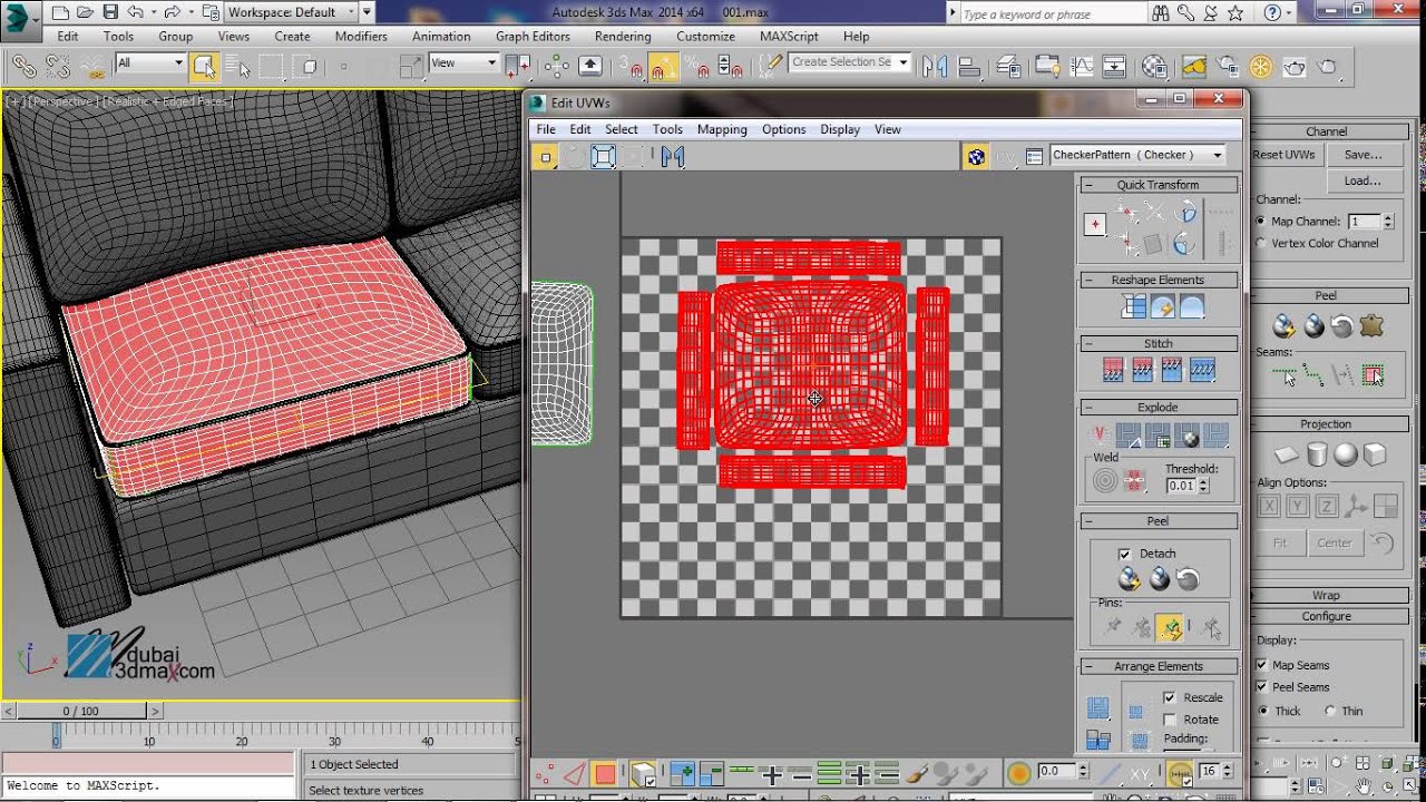 Как вставить картинку в 3d max для обрисовки