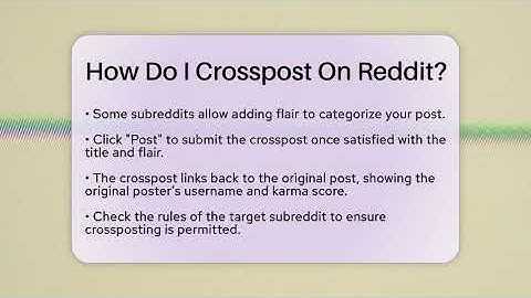 How Do I Crosspost On Reddit? - Be App Savvy