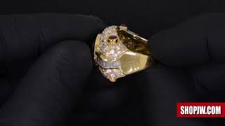 Famous 18k Gold and Diamond Ruby Cabochon Ring || Shopjw Net Worth
