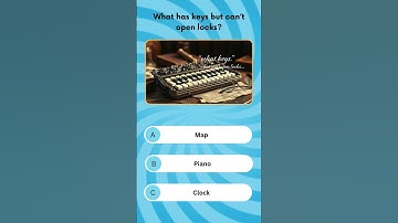 What has keys but can’t open locks #shorts #viralvideo #quiz
