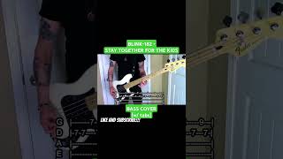 Blink182 STFTK BASS COVER #bassguitar #punkbass #blink182 #markhoppus #divorce #poppunk #poppunkband