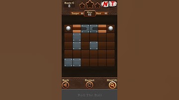 Roll the Ball: slide puzzle 2 - Basic C Level 8 walkthrough