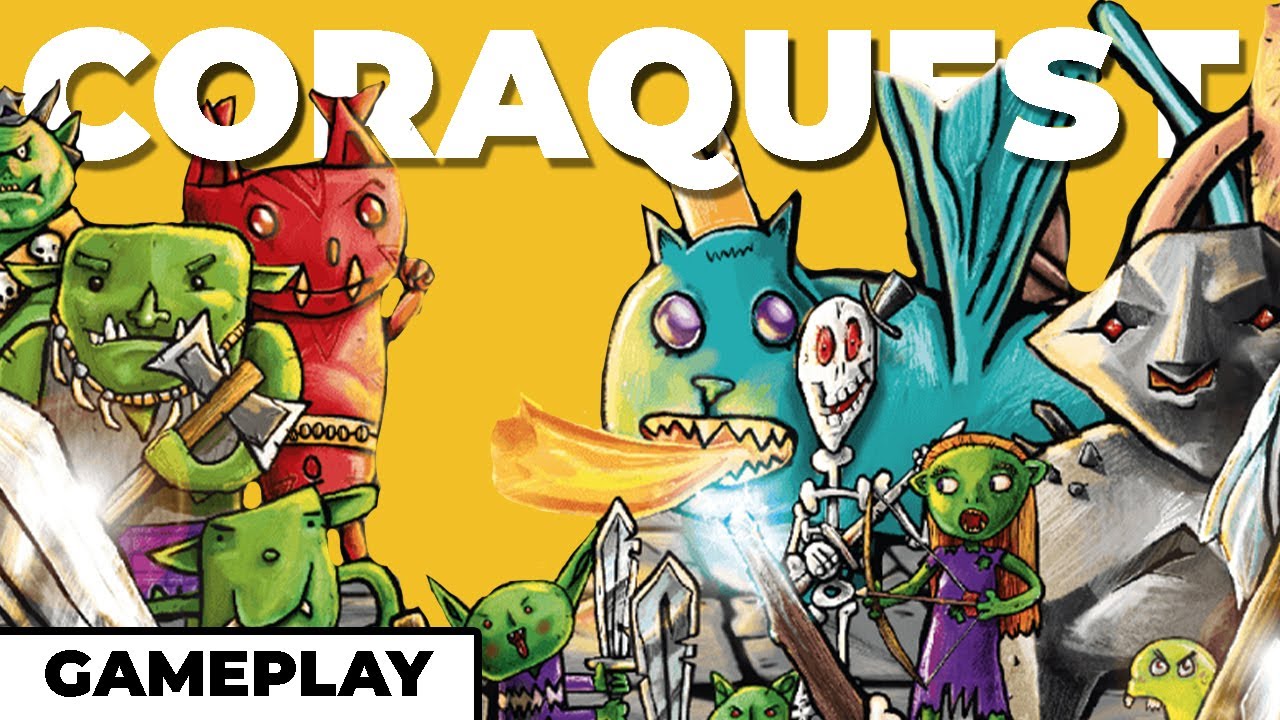 The Best Intro Dungeon Crawler - CoraQuest - Gameplay with @BoardGameCo ...