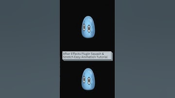 After Effects Plugin Squash & Stretch Easy Animation Tutorial
