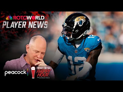 Jaguars fantasy impacts with Travis Hunter out for season | Fantasy Football Happy Hour | NFL on NBC