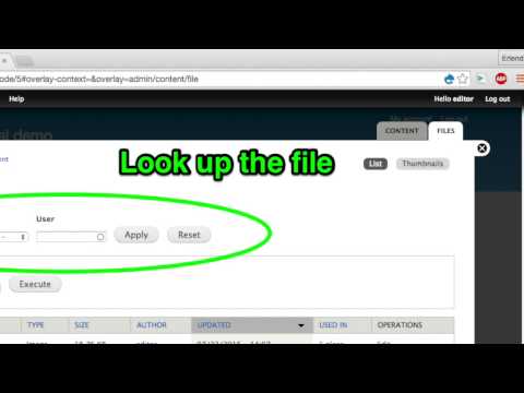 How to edit metadata at files in Drupal