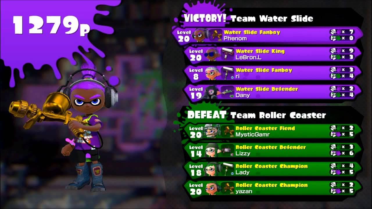 Splatfest Roller Coasters vs. Water Slides! [NO COMMENTARY] YouTube