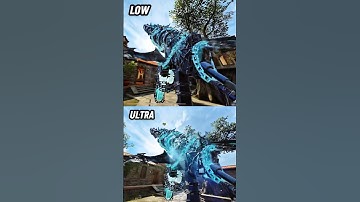 Insane Mythic Krig-6 In Low Vs Ultra Graphics 🔥🥶 #codm #naithikyt #shorts #wzm #codmobile