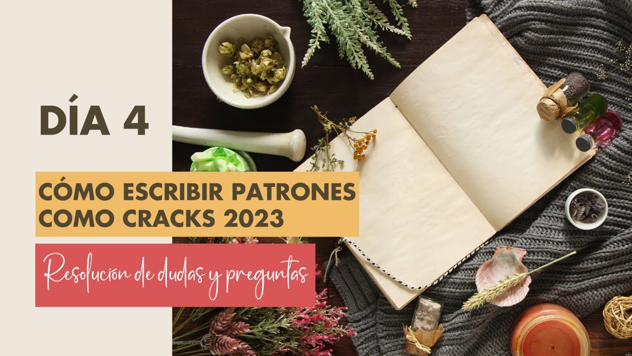 Cómo escribir patrones de Crochet y Punto como CRACKS - Dudas y preguntas por Cecilia Losada