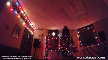 "What Child Is This" arrangement and light show in Ableton using DMXis plugin. Real Oboe.