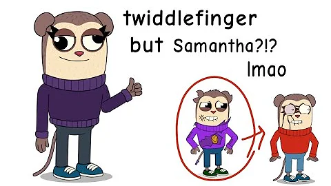Twiddlefinger but Samantha?!? (Twidderface alternative song) fan animation