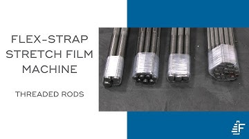 Threaded Rod Bundling Flex Strap XL 24 Stretch Film Banding Machine