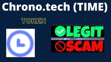 Is Chrono.tech (TIME) Token Scam or Legit ??