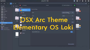 Elementary OS Tutorial - Install OSX Arc Darker Theme