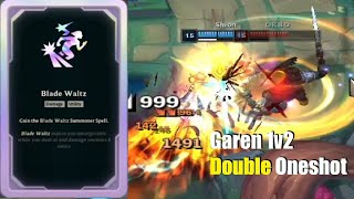 1v2 Arena Double Oneshot by Blade Waltz augment Garen screenshot 4