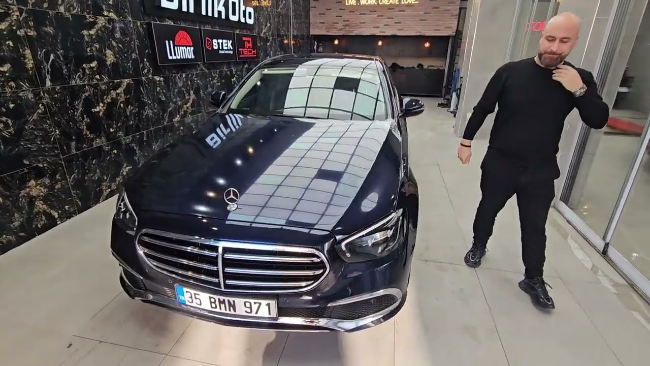 Mercedes E220 Boya Düzeltme Göçük Giderme Stek Boya Koruma Filmi
