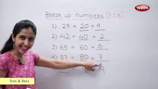 Breakup Numbers | Fill in the Blanks | Maths For Class 2 | Maths Basics For CBSE Children