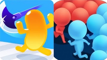 Join blob clash 3d vs Count Master 3D🤖🟡🤖Max All Levels Gameplay QW1