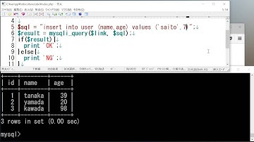 [10分でわかる]PHPからのMySQL操作