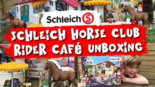 schleich horse club rider cafe