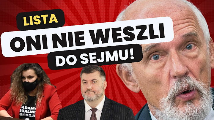 Znani politycy poza Sejmem! Zobacz, kto się NIE dostał!