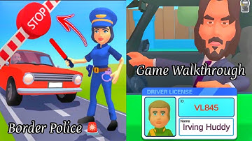 Border Police Game Walkthrough  Part 1 iOS, Android Gameplay