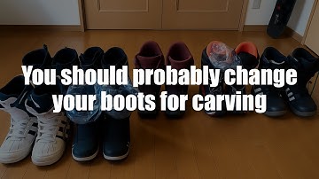You should probably change your boots for carving - 2 Keys and Boot-Fitting Hack