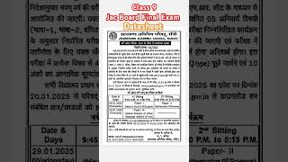 Class 9th Final Date Sheet 2024 25 Class 9 Date Sheet 2024 25 Class 9 ...
