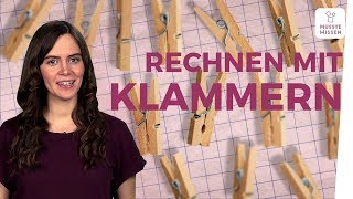 Klammern in #Mathe ausmultiplizieren #ausklammern