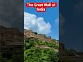 2nd Largest Wall in the World! #GreatWallOfIndia #kumbhalgarhfort#rajasthan #shorts #maharanakumbha