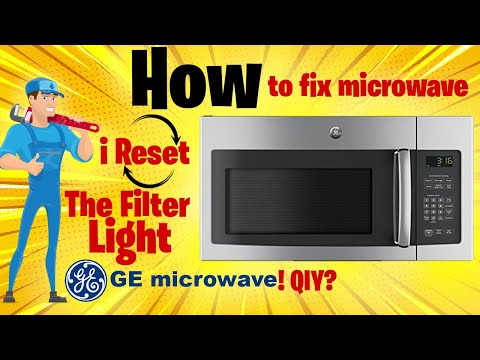 How do I reset the filter light GE microwave? QIY?